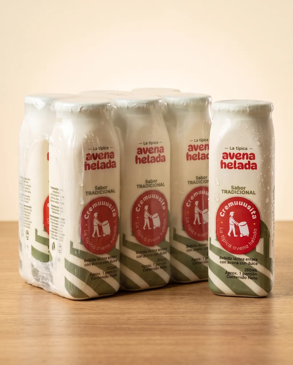 Paquete de botellas de Avena Cremuuusita